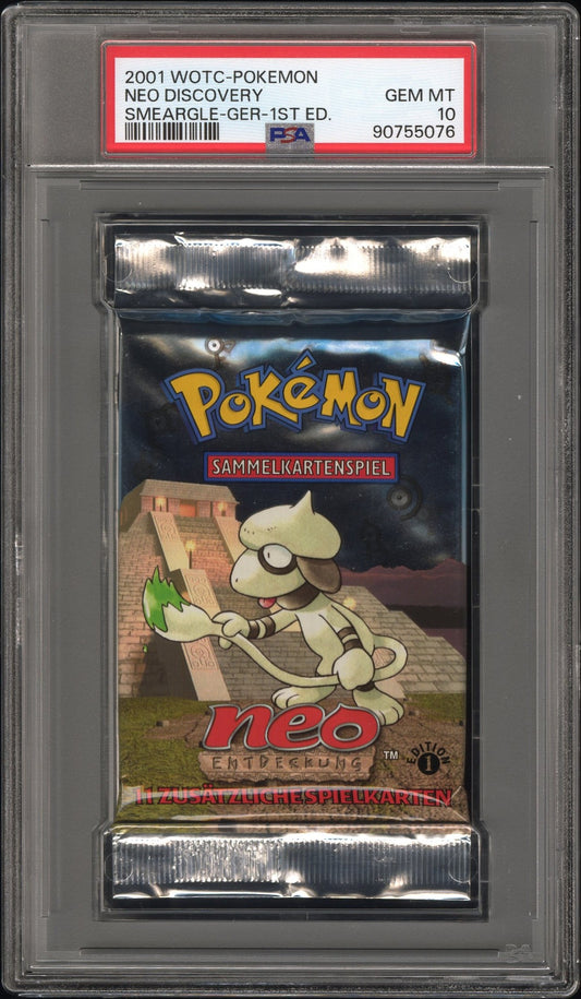 Pokemon Neo Entdeckung Discovery Booster 1st Edition Deutsch PSA 10 Farbeagle